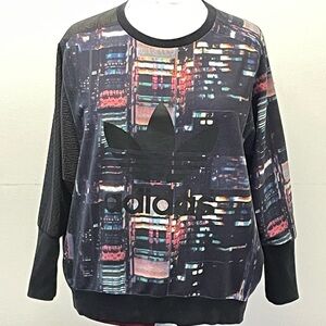 Adidas multi coloured sweatshirt